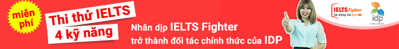 Thi thử IELTS 4 kỹ năng miễn phí - Trung tâm luyện thi IELTS Fighter