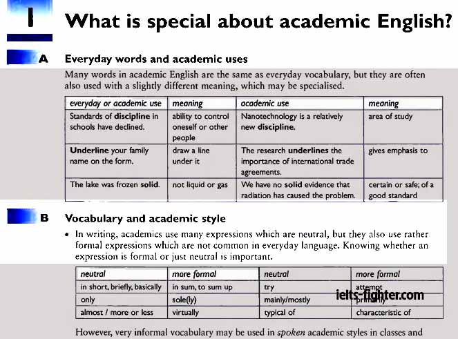 Nội dung sách academic vocabulary in use -3