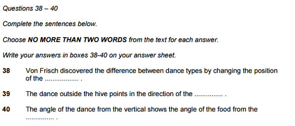 IELTS Reading - Dạng câu hỏi Completing sentences