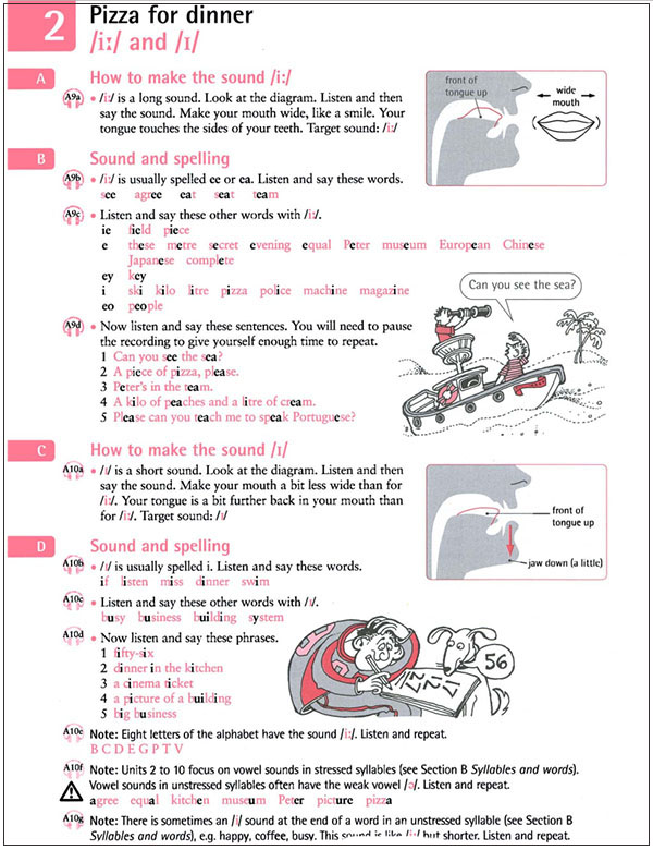 Nội dung sách English Pronunciation in Use 2