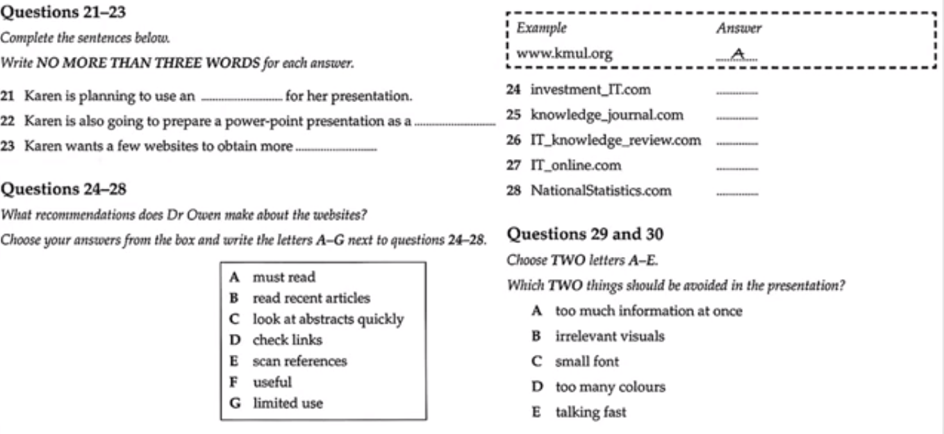 Unit 25: Các dạng bài trong IELTS Listening Section 3 