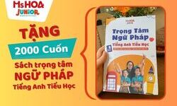 Tặng 2000 cuốn sách "Trọng tâm ngữ pháp tiếng Anh tiểu học" giúp con đặt điểm cao trên trường