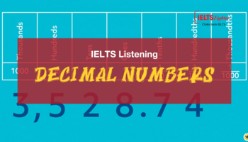 Unit 7: Decimal numbers - Dạng thập phân trong IELTS