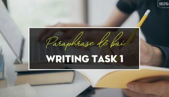 Unit 6: Task 1 IELTS Writing - Cách paraphrase số lượng
