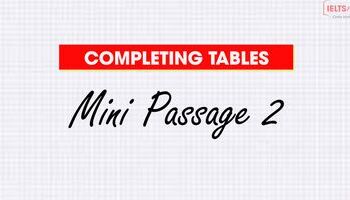 Unit 5.2: Hướng dẫn làm bài "Completing Notes and  Summaries" - Mini Passage 2