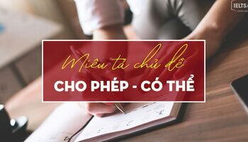 Unit 14 - Writing task 2 - Cách miêu tả chủ đề cho phép và có thể