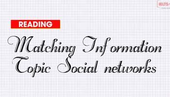 Unit 17: Matching Information - Topic Social networks