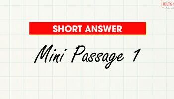 Unit 1.1: Hướng dẫn làm bài tập "Short Answer Questions" - Mini Passage 1