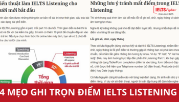 Vnexpress - Ghi trọn điểm IELTS Listening với 4 mẹo đơn giản