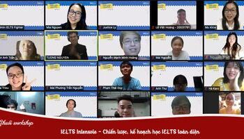 Chuỗi workshop Intensive IELTS - đồng hành chinh phục IELTS 4 kỹ năng