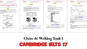Chữa đề IELTS Writing Task 1 - Cambirdge IELTS 17