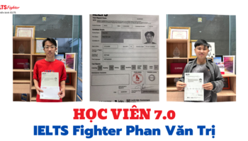 Top 3 học viên đạt 7.0 IELTS cơ sở Phan Văn Trị, Gò Vấp