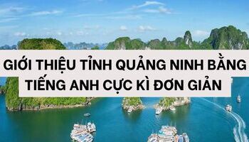 Giới thiệu tỉnh Quảng Ninh bằng tiếng Anh đơn giản, dễ hiểu