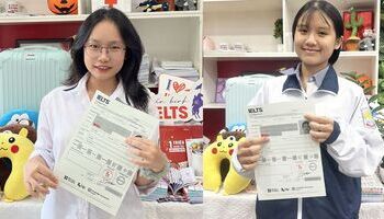 Học sinh THPT Quang Trung - Hà Đông chia sẻ cách học 7.0 IELTS