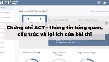 Chứng chỉ ACT - thông tin tổng quan, cấu trúc và lợi ích của bài thi