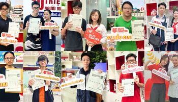 Top 10 học sinh tự tin xét tuyển đại học với 7.0-7.5 IELTS