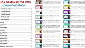 Khóa học Ngữ pháp tiếng Anh Grammar for IELTS online miễn phí, bài giảng từ giáo viên 8.5 IELTS