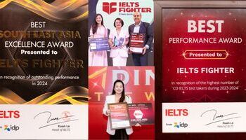 IELTS Fighter là Đối tác xuất sắc nhất Đông Nam Á của IDP