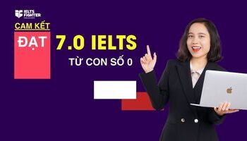 Học IELTS từ 0 lên 7.0 mất bao nhiêu tiền? Khóa học IELTS 7.0 TRỌN GÓI từ IELTS Fighter | Cam kết đầu ra 7.0 IELTS