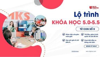Học 5.0 IELTS mất bao lâu? Học IELTS 5.0 mất bao nhiêu tiền? Khóa học IELTS 5.0-5.5+ IELTS cam kết đầu ra