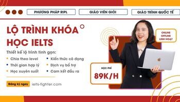 Khoá học IELTS cam kết đầu ra 7.0, lộ trình các khoá học tại IELTS Fighter