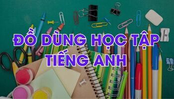 Tổng hợp từ vựng tiếng Anh về đồ dùng học tập, ví dụ, bài tập đi kèm