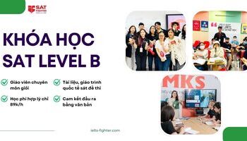 Khóa học SAT Fighter B - Mục tiêu 1200 SAT