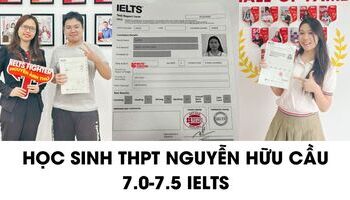 Học sinh THPT Nguyễn Hữu Cầu chia sẻ cách học 7.0+ IELTS