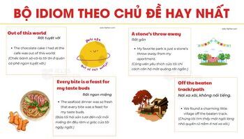 Bộ Idioms theo chủ đề giúp bạn chinh phục 7.0 IELTS Speaking