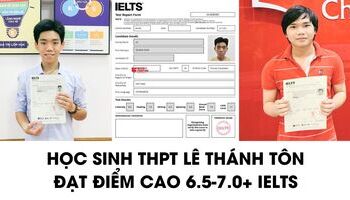 Hành trình về target IELTS của học sinh Lê Thánh Tôn, HCM