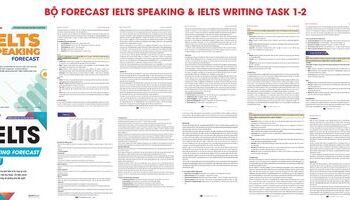 Miniebook sách bài mẫu Speaking + Writing Task 1-2 từ giáo viên 8.5-9.0