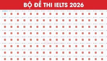 Đề thi IELTS 2026 – Trọn bộ đề thi thử IELTS mới nhất