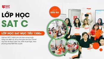 Khóa học SAT C - Mục tiêu 1300 SAT