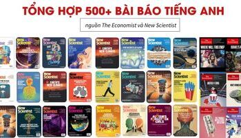 Tổng hợp 500 bài báo tiếng Anh (10GB pdf) The Economist, New Scientist...