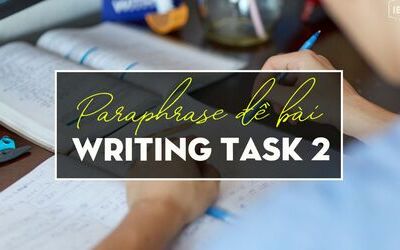 Unit 7: Writing task 2 - Cách paraphrase lại đề bài