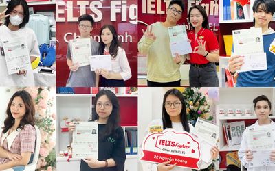 12 học viên IELTS Fighter Hà Nội và 7.0+ xét tuyển đại học