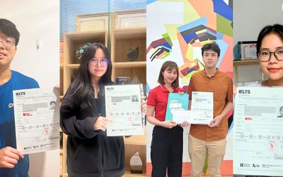 “Ẵm trọn" 7.0+ IELTS sau 1 lần thi. Học viên IF Điện Biên Phủ nói gì về hành trình này