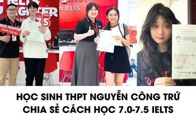 Học sinh THPT Nguyễn Công Trứ chia sẻ cách học 7.0+ IELTS