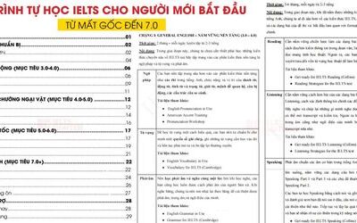 Lộ trình tự học IELTS cho người bắt đầu từ 0 lên 7.0 IELTS (2026-2027)