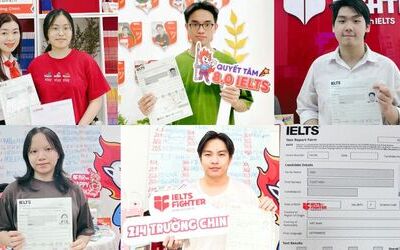 Kinh nghiệm chinh phục 7.0-7.5 của top 6 học viên IELTS Fighter Trường Chinh