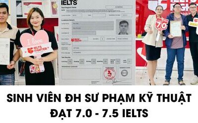 Sinh viên ĐH Sư phạm Kỹ thuật chia sẻ cách học 7.0+ IELTS