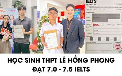 Học sinh THPT Lê Hồng Phong TPHCM đạt aim với phương pháp nào?