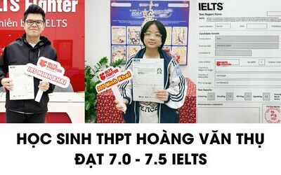 Học sinh THPT Hoàng Văn Thụ chia sẻ kinh nghiệm 7.0+ IELTS