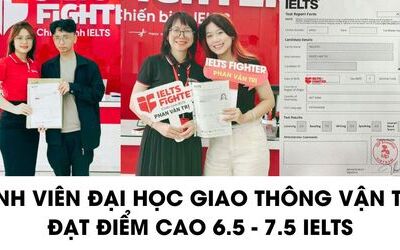 Sinh viên Đại học Giao Thông Vận Tải TPHCM chia sẻ cách học 6.5-7.0 + IELTS
