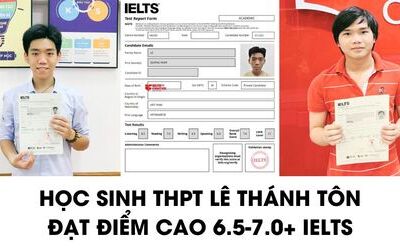 Hành trình về target IELTS của học sinh Lê Thánh Tôn, HCM