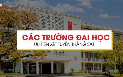 Danh sách các trường đại học xét tuyển SAT 2026