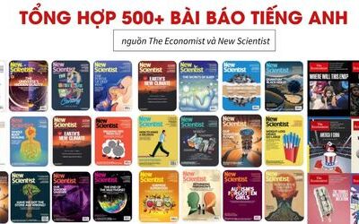 Tổng hợp 500 bài báo tiếng Anh (10GB pdf) The Economist, New Scientist...