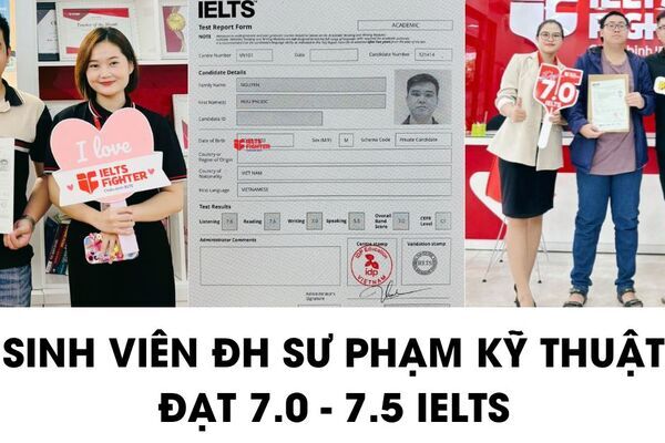 Sinh viên ĐH Sư phạm Kỹ thuật chia sẻ cách học 7.0+ IELTS