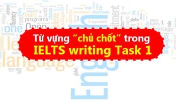 Các từ vựng “chủ chốt” trong IELTS writing task 1