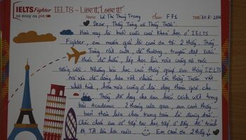 F72: "Học ở IELTS Fighter là quyết định đúng đắn nhất trong việc học của em ^^"